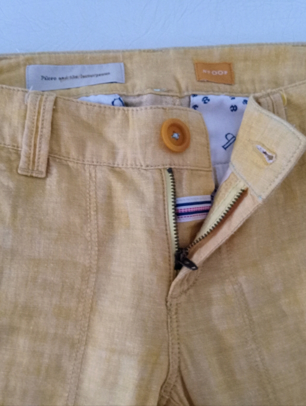 Anthropology Pilcro and Letterpress Women's Wide Leg Pants YELLOW - Picture 3 of 8
